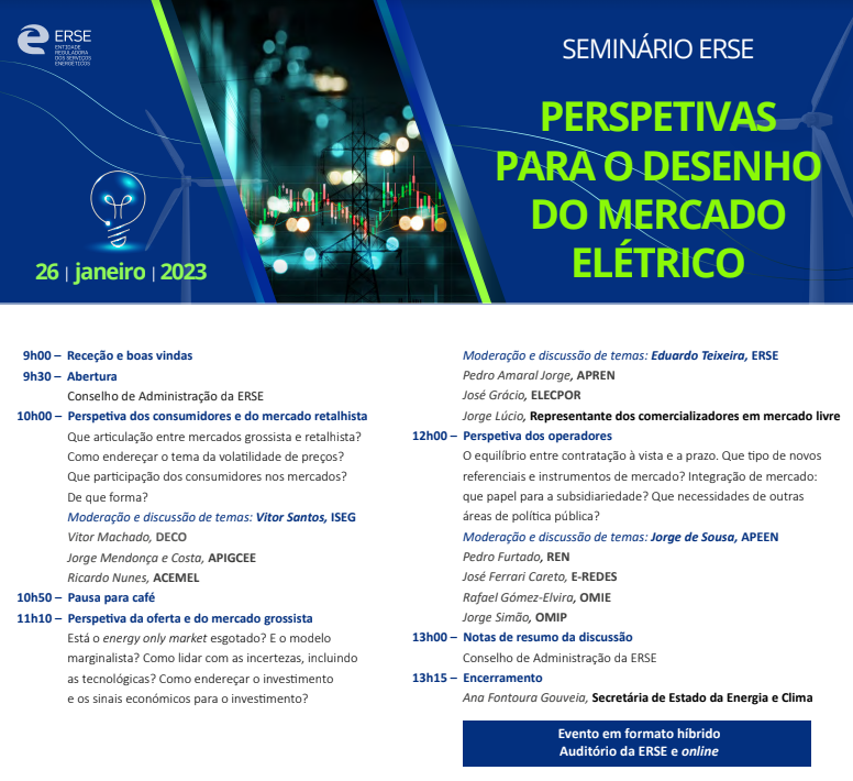 Perspetivas para o Desenho do Mercado Elétrico