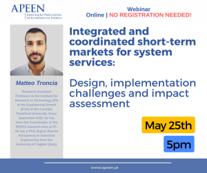 APEEN Webinar with Matteo Troncia